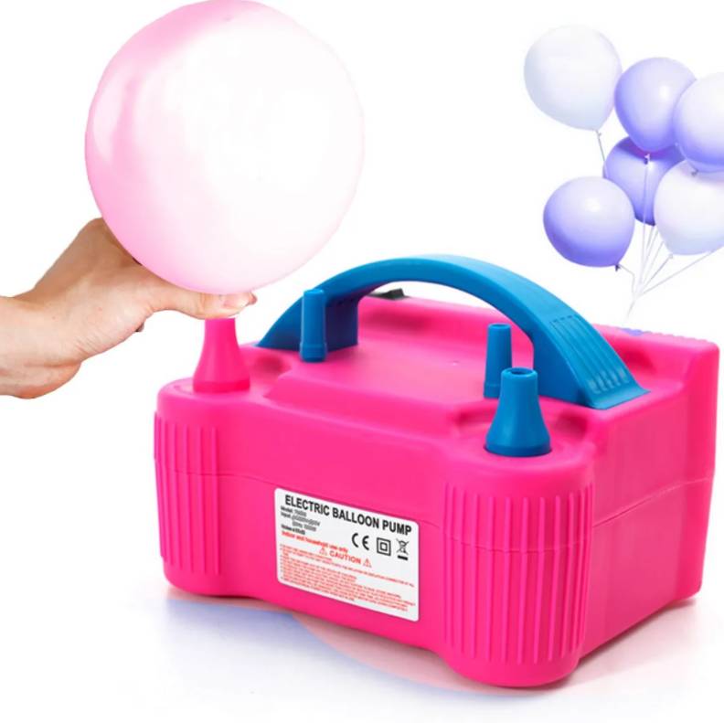 Bomba Electrica Para Inflar Globos 110v Doble Valvula