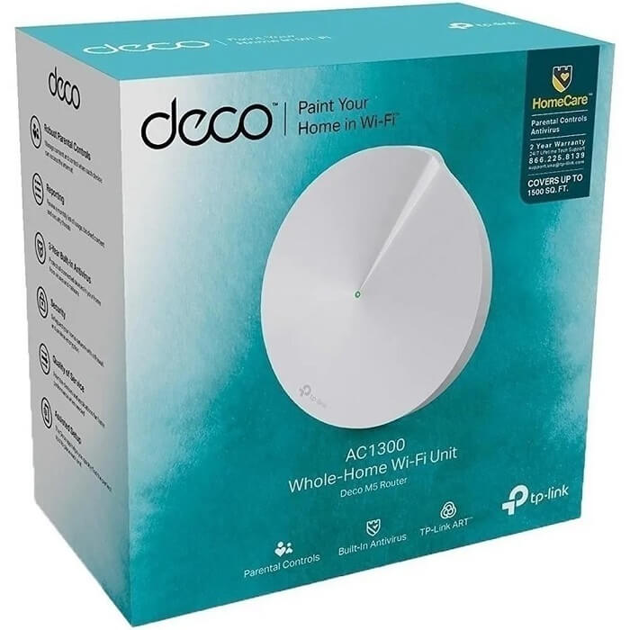 Router Deco M5 Tp-Link Dual Band AC1300 Mesh 1 Pack.