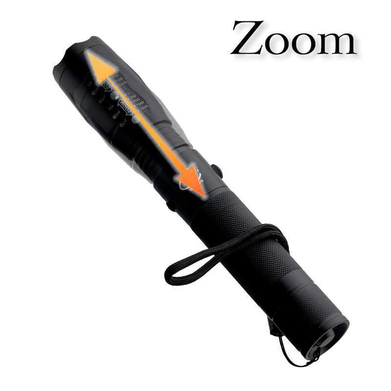 Linterna Portátil Recargable 103-t6 Led Militar Táctica