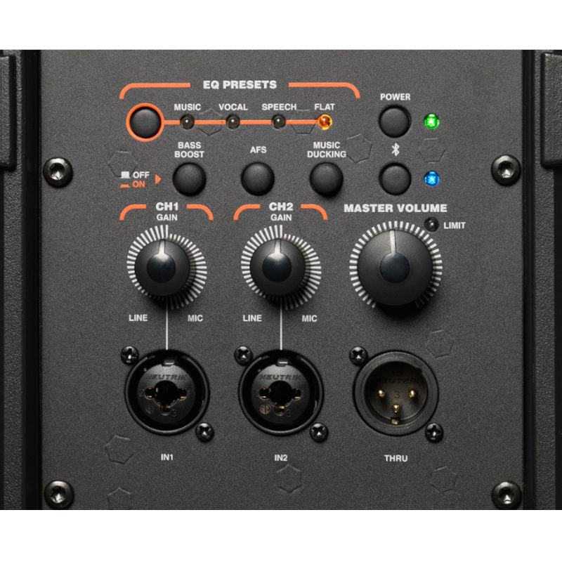 Bocina JBL 8 Pulgadas PA Portátil Amplificado Bluetooth IRX108BT