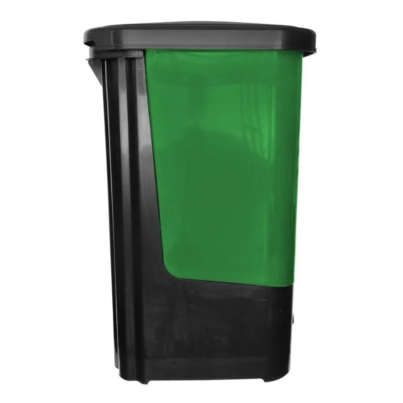 Cesto Bote De Basura 40 Litros Orgánico-inorgánico Con Pedal