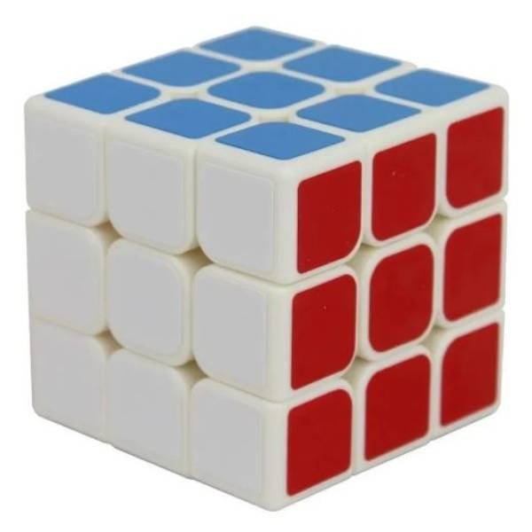 Cubo Rubik 3x3 Yj Guanlong Lubricado Speedcube Blanco