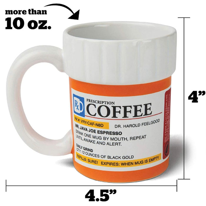 Taza en Forma de Bote de Pastillas Regalos Para Doctor Medico