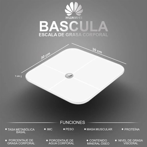 Bascula Digital Huawei De Grasa Corporal Bluetooth Peso