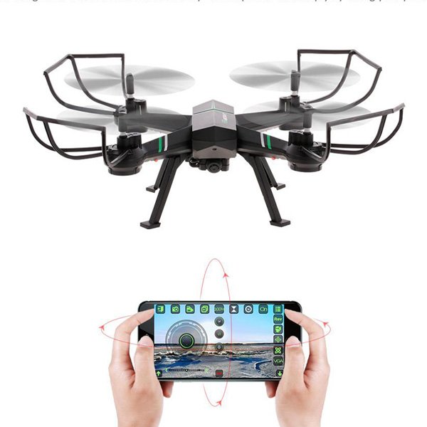 Drone con wifi, camara y control remoto Dr1 - Zeta - Negro