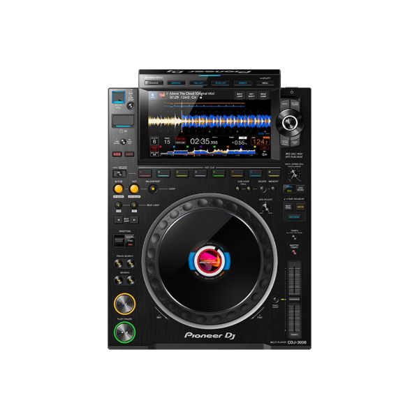 Reproductor múltiple PIONEER CDJ-3000 Negro Profesional DJ Pantalla 9"