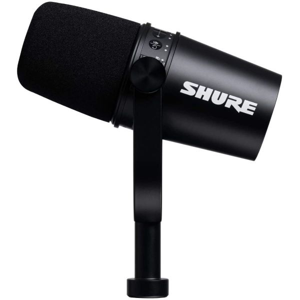 Micrófono para Podcast SHURE MV7-K Negro modo Auto Level Dinámico
