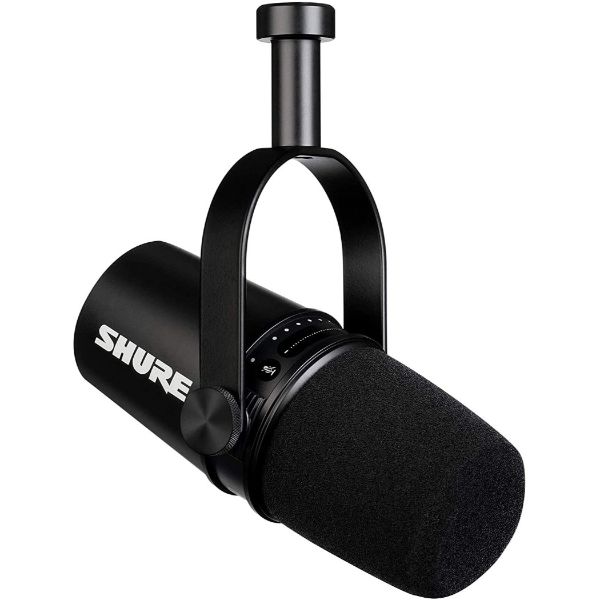 Micrófono para Podcast SHURE MV7-K Negro modo Auto Level Dinámico
