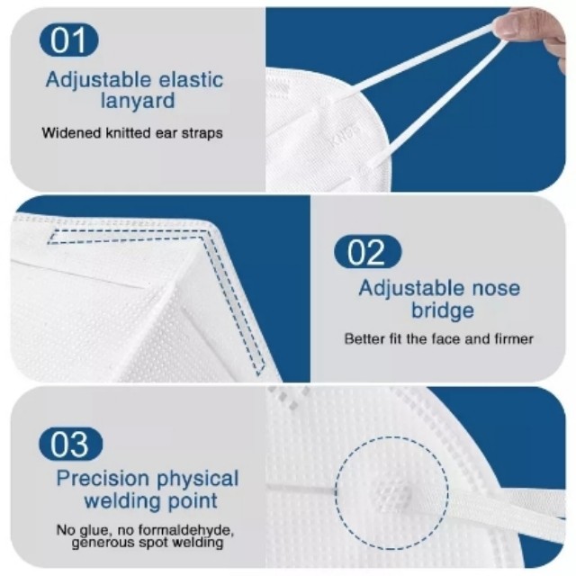 Cubrebocas Mascarilla Kn95 100% original con certificada FDA 1pz, EMPAQUETADO INDIVIDUALMENTE 