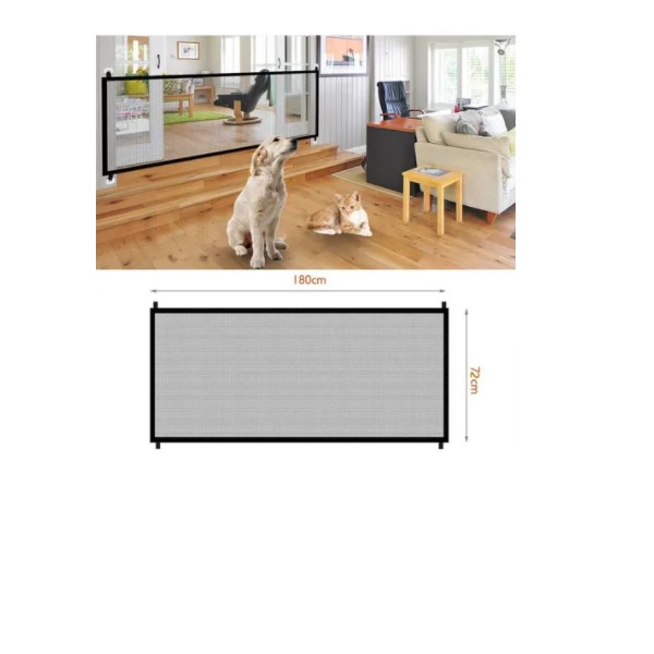 Malla Barrera 180cm Puerta Reja Mascotas Accesorios Perros