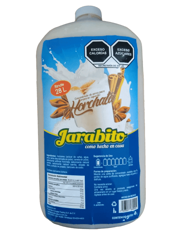 CONCENTRADO DE  HORCHATA 4lt