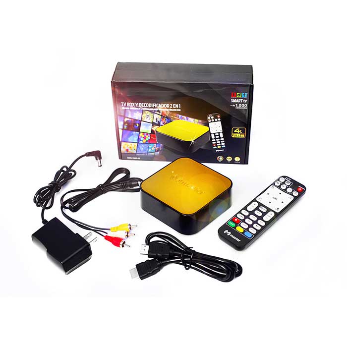 Tv Box Y Decodificador 2 En 1 Hasta 3 Tv's Reproduce Fotos