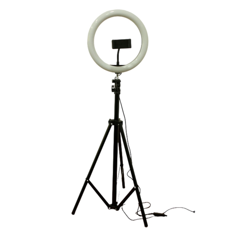 Aro De Luz Led Regulable 10 Pulgadas Con Tripié Alto (2 m)