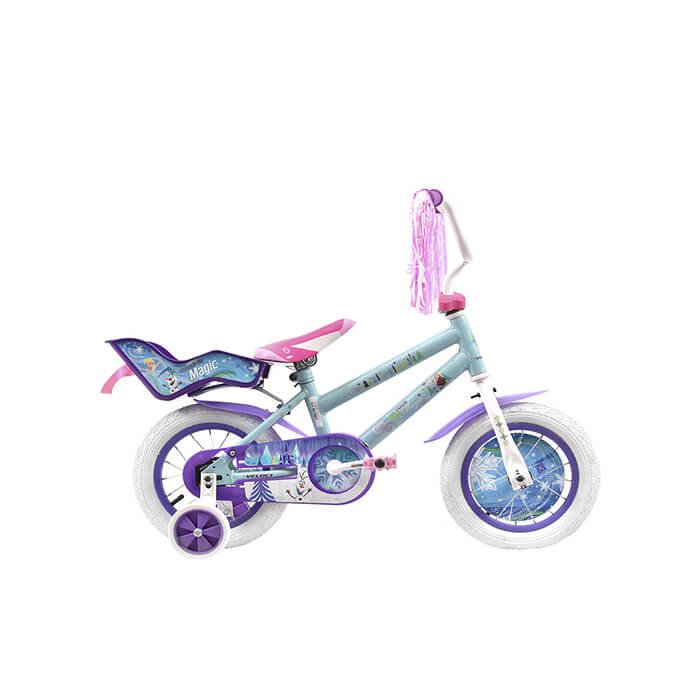 Bicicleta Para Niño Frozen Make Your Licencia Veloci R12 Azul-Aqua