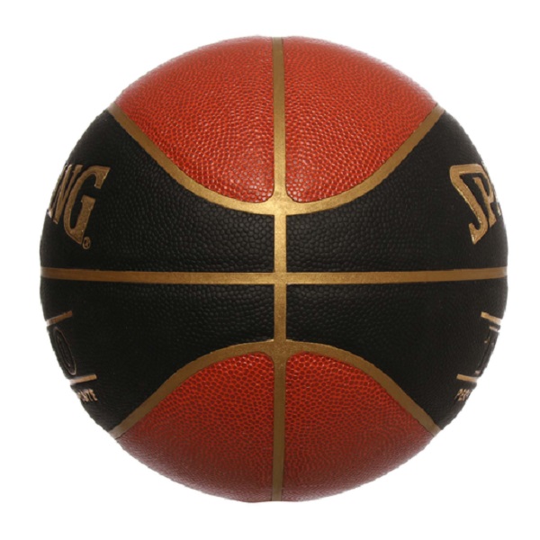 Balón Basquetbol Spalding Tf-500 Piel Sintetica Bicolor Naranja/Negro