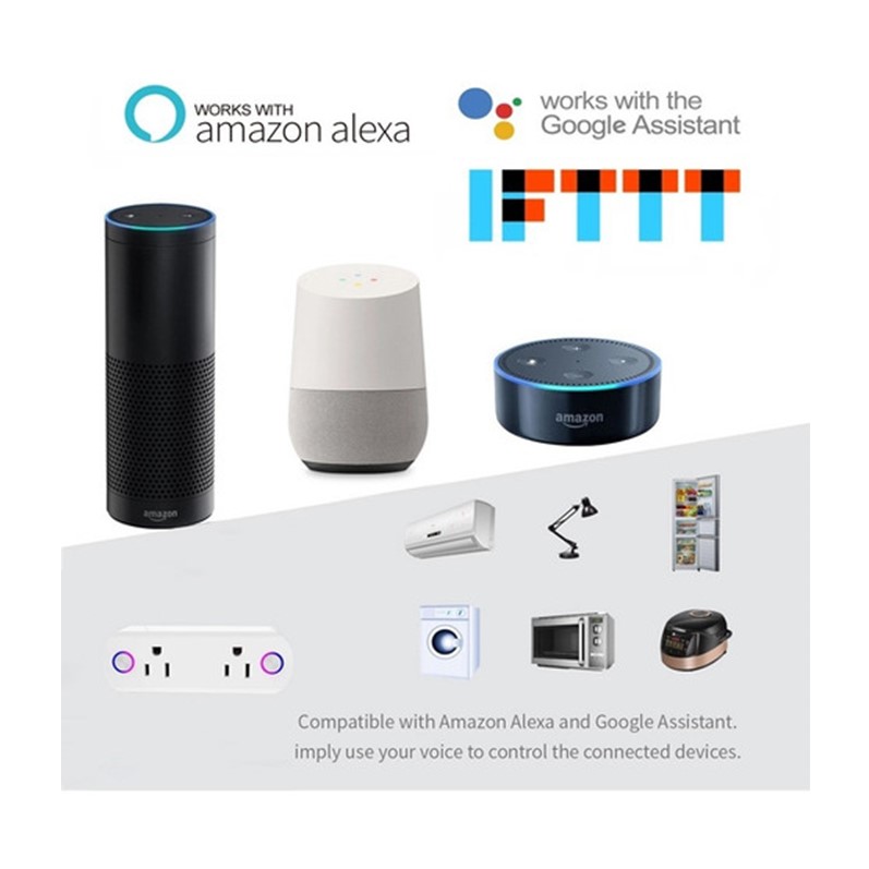 Toma Corriente Inteligente Wi-fi, Alexa, Google Home, Smart