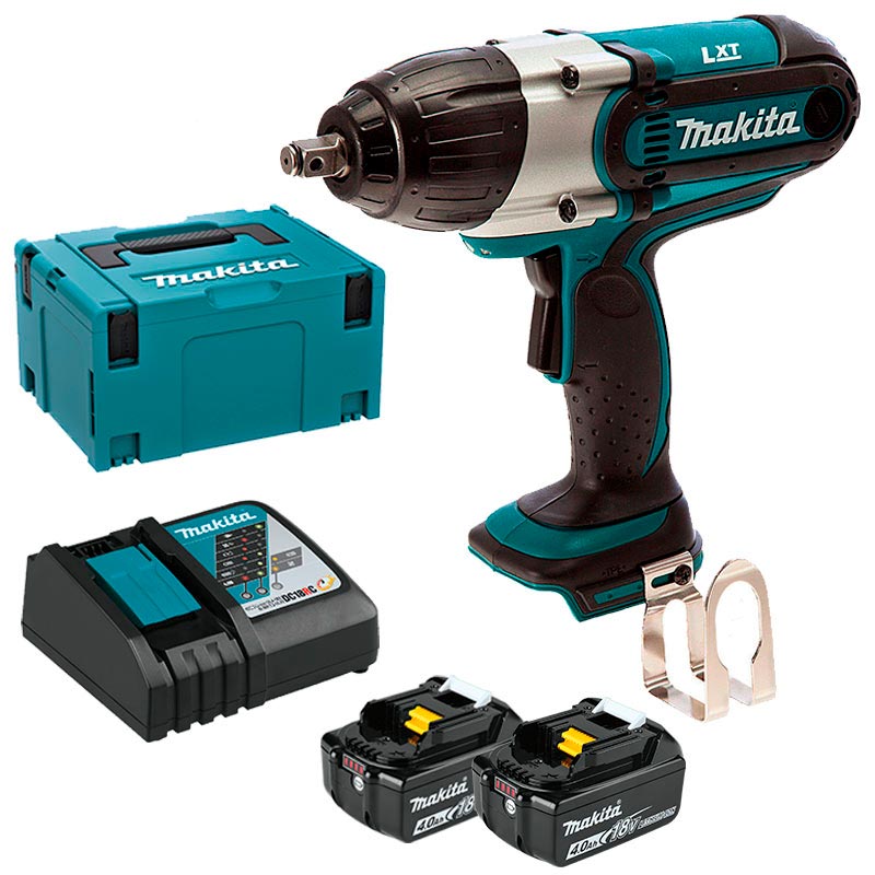 Llave De Impacto Inalámbrica Makita DTW450RMJ De 1/2 Pulg. 18 V