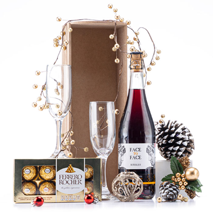 Estuche Para Brindis - Vino Espumoso & Chocolates