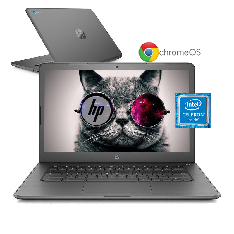 Laptop Hp 14 Chromebook Intel Celeron N3355 eMMC 32GB Ram 4gb 14-CA023NR + Impresora