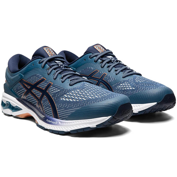 Tenis Asics Hombre Gel Kayano 26 Azul 1011A541.401