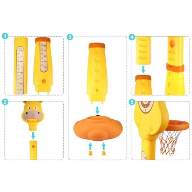 Canasta 3-1 Baloncesto Jirafa, Tiro Al Blanco, Tiro De Aros