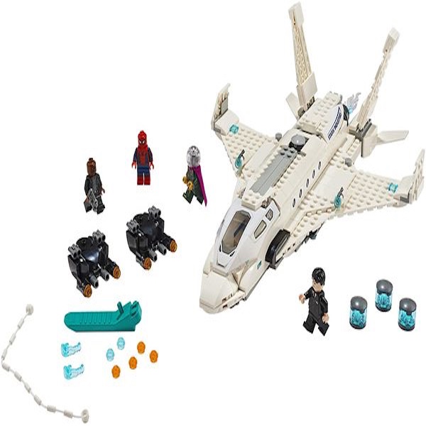 LEGO SPIDERMAN- JET STARK Y EL ATAQUE DEL DRON (504 piezas)
