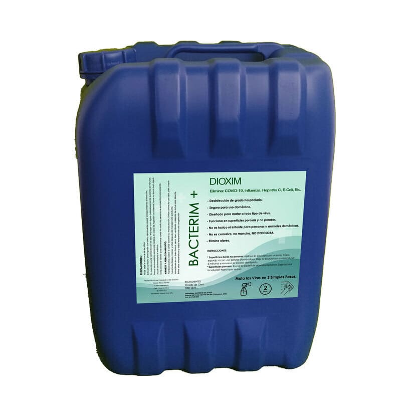 Sanitizante Desinfectante Dioxido de Cloro 20 litros BACTERIM
