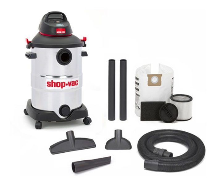 Aspiradora Para Autolavado Shop Vac. 12 Gal 5.5 Hp Aceroinox 5973236