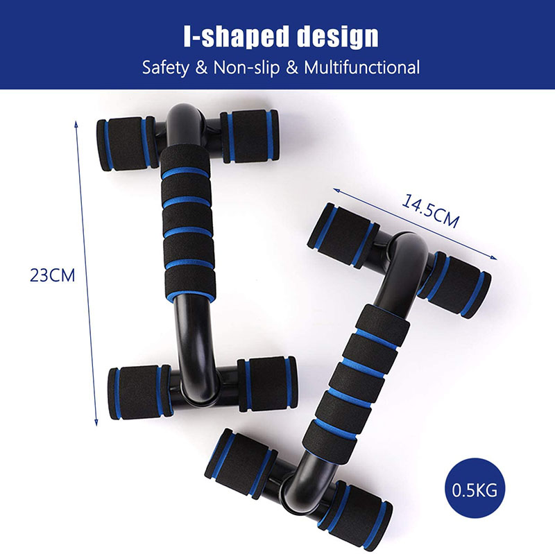 Push Up Bars Soportes para Flexiones Abdominales Soportes Pushup Stands para Hombre Mujer Fitness Musculación Oficina Ejercicio de Poder Entrenamiento Muscular Abdominales Culturismo