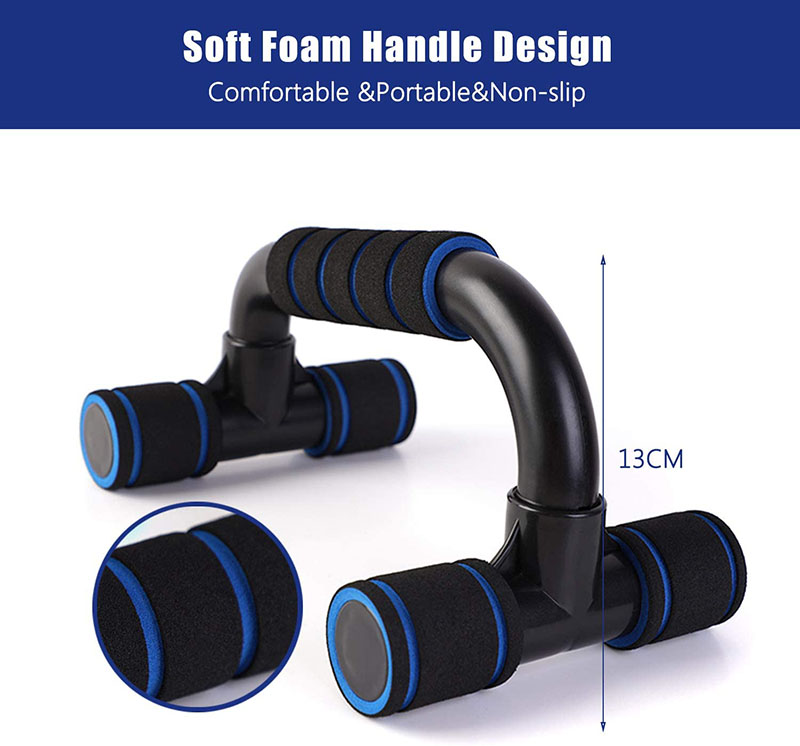 Push Up Bars Soportes para Flexiones Abdominales Soportes Pushup Stands para Hombre Mujer Fitness Musculación Oficina Ejercicio de Poder Entrenamiento Muscular Abdominales Culturismo