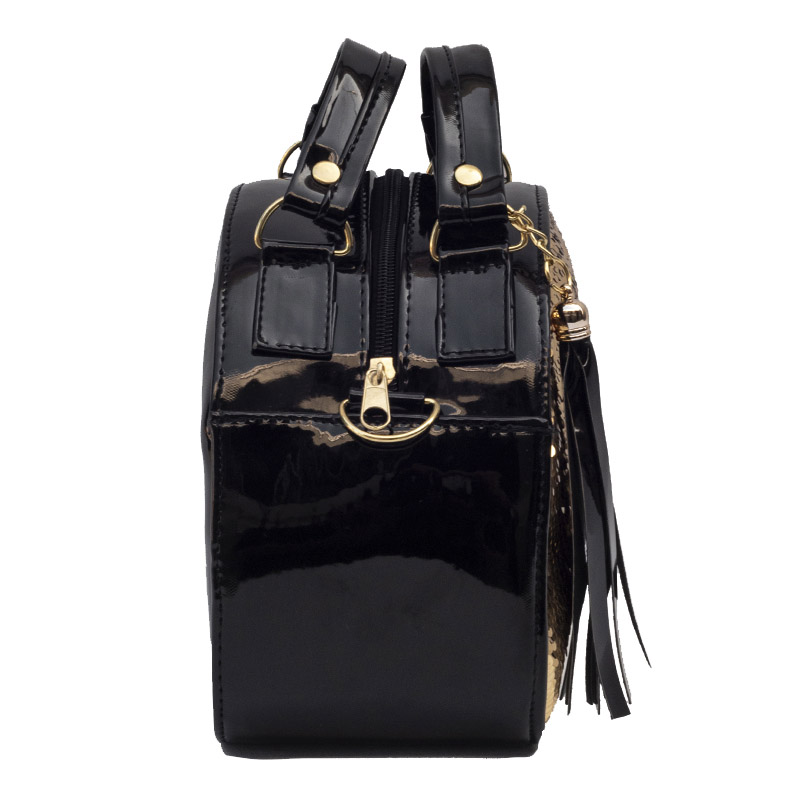 Bolsa Cosmetiquera con Lentejuela Dorada Lobe