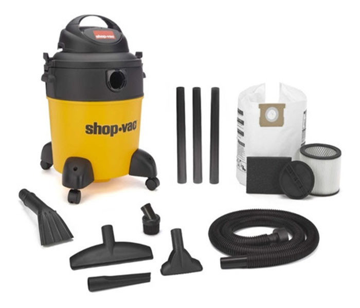 Aspiradora Shop Vac 12 Galones Seco Mojado 4 Hp Con Garra 9202270