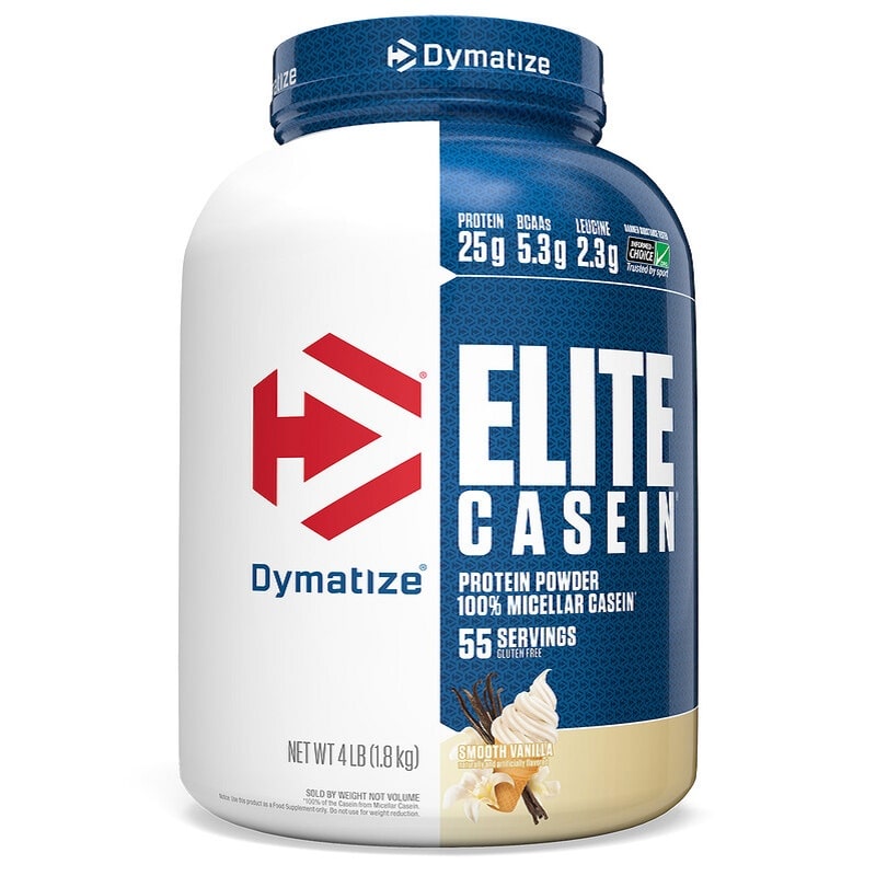 PROTEINA DYMATIZE ELITE CASEIN SABOR VAINILLA 55 SERV.