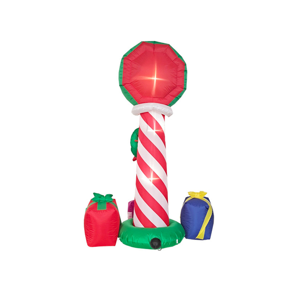 Inflable Navidad Letrero Santa Luz Led *1.8m* Navideño