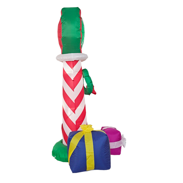 Inflable Navidad Letrero Santa Luz Led *1.8m* Navideño