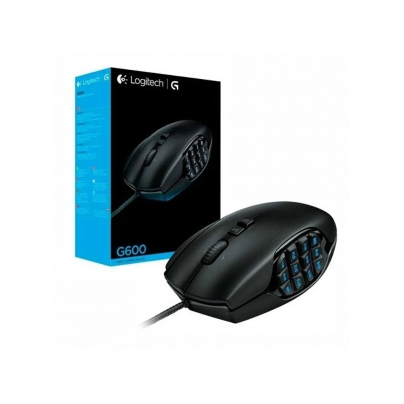 Jugador de Ratón Logitech G600 Láser 20 Botones Láser 910-003879
