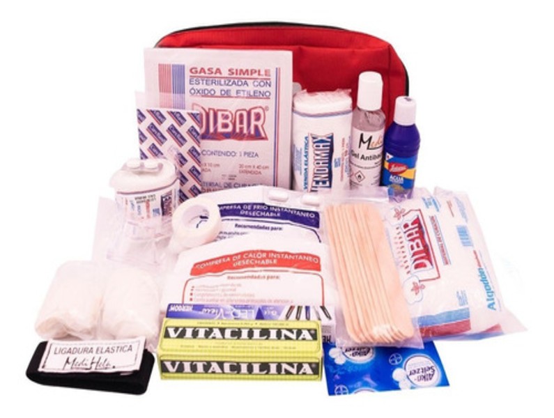 Botiquin Equipádo Para Primeros Auxilios Mini