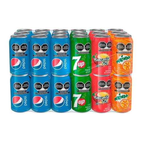 Refresco Pepsi Mix 36 pzas de 355 ml c/u