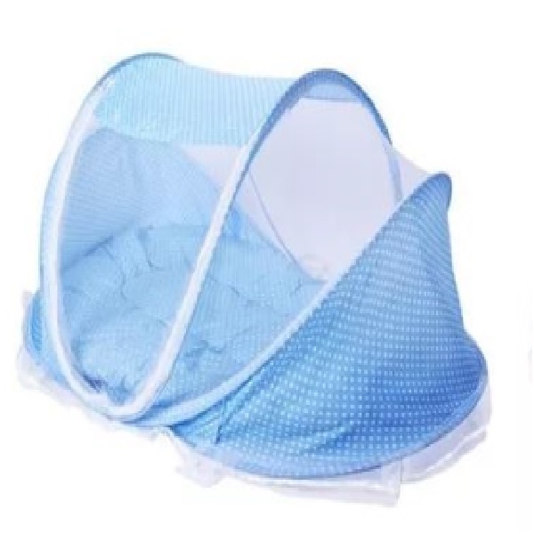 Cunas Bebe Moisés Plegable Portátil Mosquitero Cuna Colecho Color Azul 