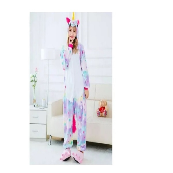Pijamas Mamelucos Dama Pijama Unicornio Disfraz Talla S