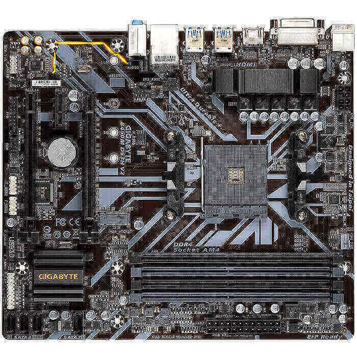 Tarjeta Madre GIGABYTE B450M DS3H V2 4xDDR4 2xPCI-E USB3 Socket AM4.