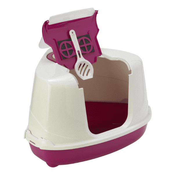 Arenero Gato Cerrado Esquina Con Filtro Y Pala