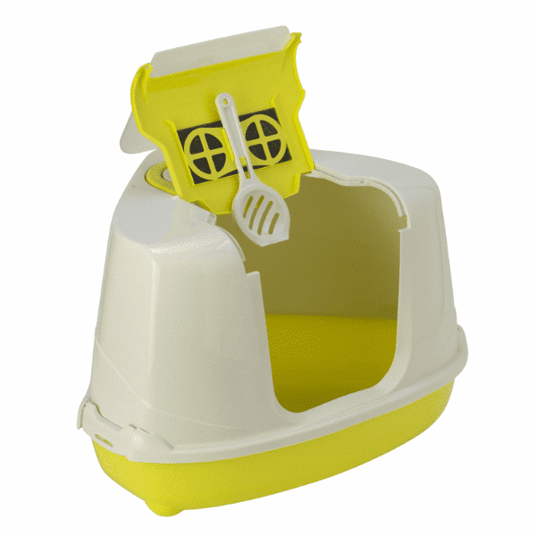 Arenero Gato Cerrado Esquina Con Filtro Y Pala