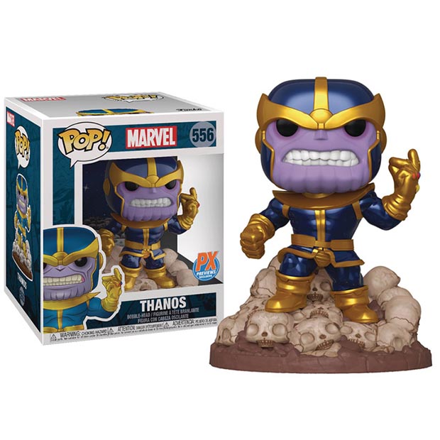 Funko Pop! Marvel: Deluxe - Thanos (chasquido)