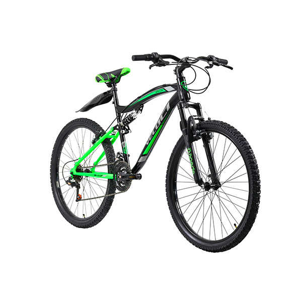 Bicicleta Veloci Arkon 21 Velocidades Doble Suspension R26, Negro