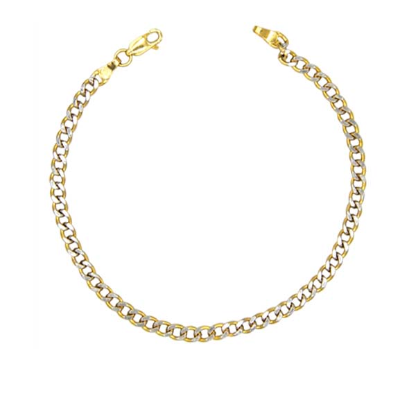 Pulsera Diamantada Estilo 3x1 en Oro Amarillo de 14 K + Obsequio