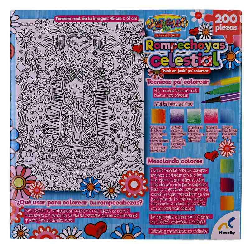Rompecabezas para Colorear Mandalas Distroller 200 piezas