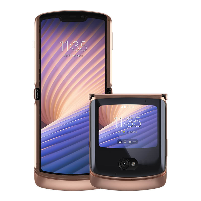 Celular MOTOROLA LTE XT2071-3 RAZR 2020 Color DORADO Telcel