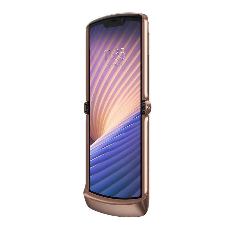 Celular MOTOROLA LTE XT2071-3 RAZR 2020 Color DORADO Telcel Y DE REGALO UN E6 PLUS Y UNA CAMARA 4K