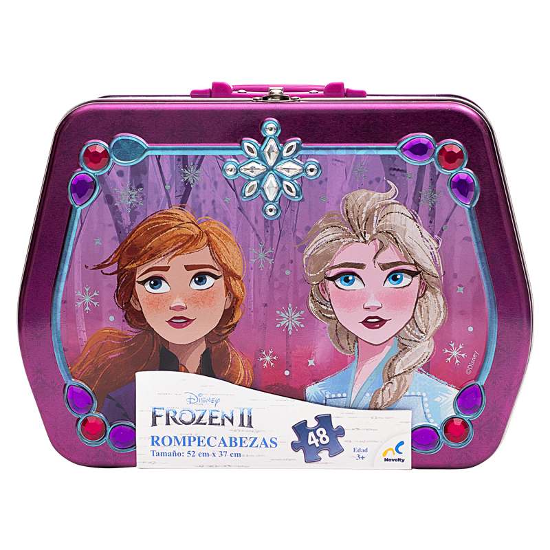 Rompecabezas Frozen II 48 piezas en Maletín con Piedras